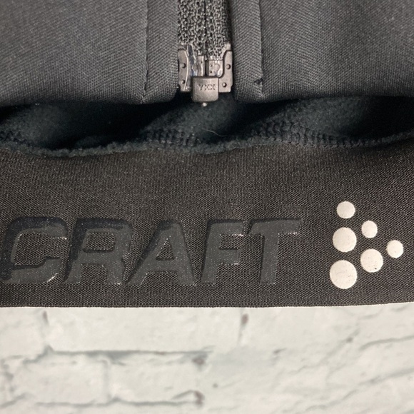 Craft Verve Glow Wayerproof Biking Jacket Black Sz S Bike Cycling Gear Tactic - Picture 11 of 16